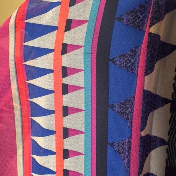 Express Multicolor Patterned Dress - Picture 3 of 3